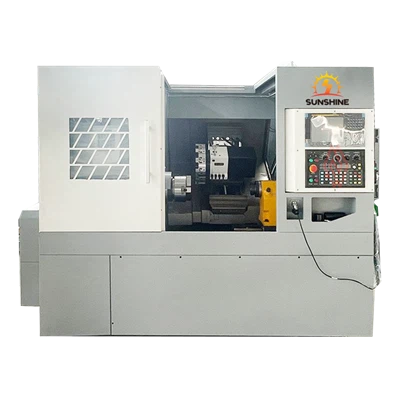 Geneigte CNC-Drehmaschine